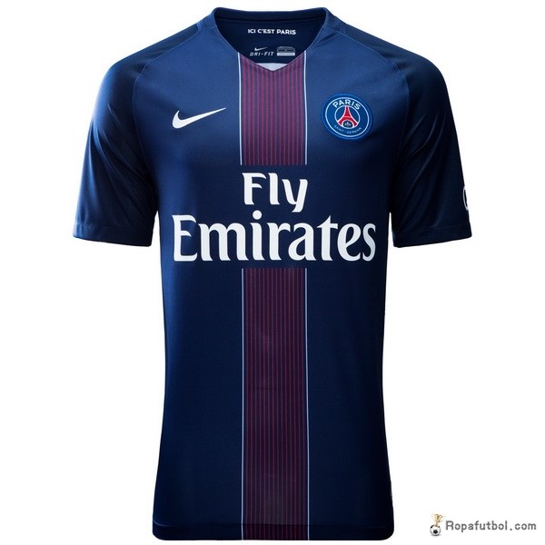 Camiseta Paris Saint Germain Replica Primera Ropa 2016/17 Azul